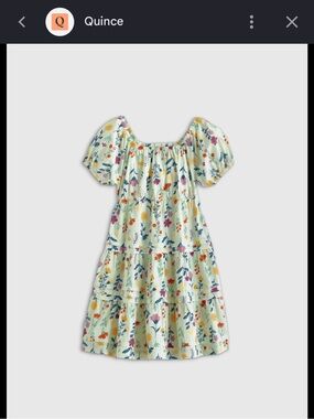 Quince Floral Ruffle Dress
